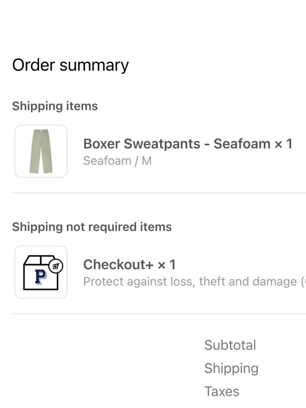 Parke Boxer sweatpants